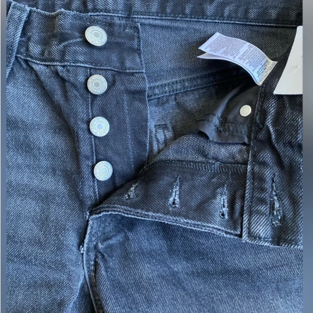 NWT Old Navy Women’s Black Slouchy Taper Jeans Size 4 - Picture 3 of 9